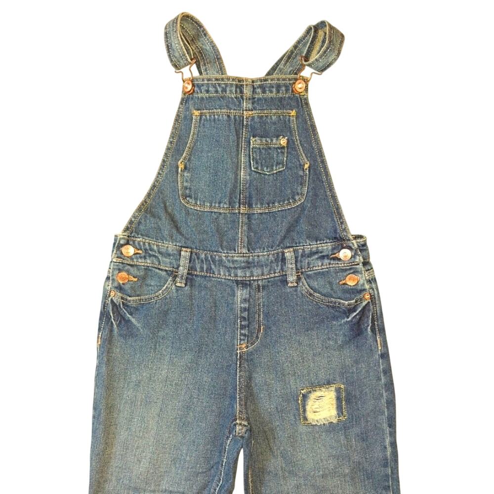 Jordache Blue Jean Overalls sz Large EUC